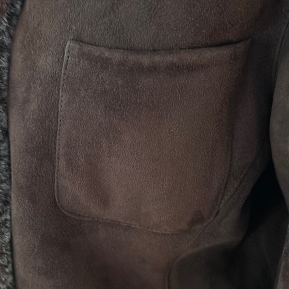 Façonnable Unique Shearling Brown Jacket - Picture 4 of 14